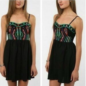Urban Outfitters Size 2 embroidered Mini Dress